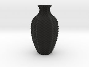 Vase Dr1111 in Black Smooth Versatile Plastic