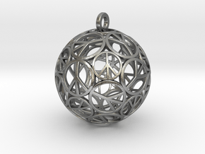 Peace Ball in Natural Silver