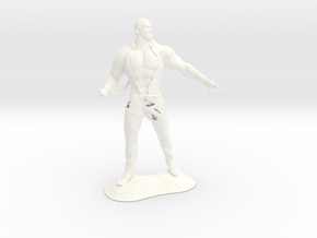 Doc Savage - Doc with Base - Custom in White Processed Versatile Plastic