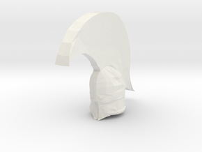 Helm3" in White Natural Versatile Plastic