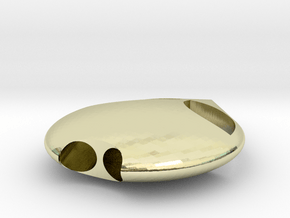 GFL ET_30mm in 14K Yellow Gold: Large