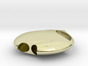 GFL ET_60mm X-Large in 14k Gold Plated Brass: Extra Large