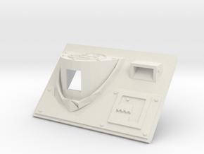 Front Plate Iconic in White Natural Versatile Plastic
