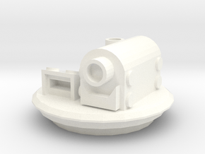 Hatch with Targeter and periscope in White Processed Versatile Plastic