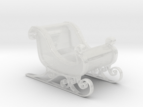 Sleigh in Clear Ultra Fine Detail Plastic: 1:48 - O