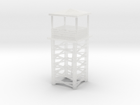 Wooden Watch Tower 1/160 in Clear Ultra Fine Detail Plastic