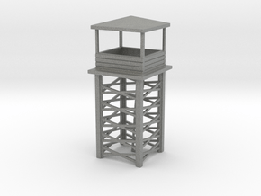 Wooden Watch Tower 1/160 in Gray PA12