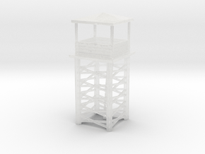 Wooden Watch Tower 1/200 in Clear Ultra Fine Detail Plastic