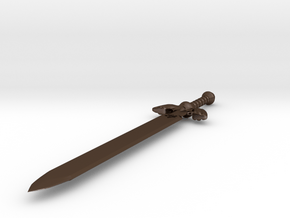 Master Sword Letter Opener in Polished Bronze Steel