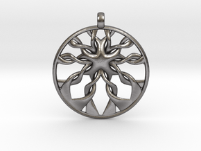 Roots Pendant in Processed Stainless Steel 316L (BJT)
