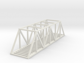 Bridge - 100 foot - Zscale in White Natural Versatile Plastic