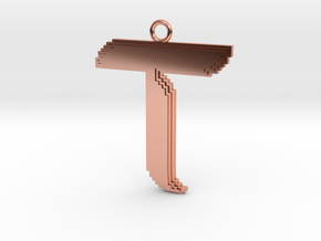 TAO Pixel Necklace in Polished Copper