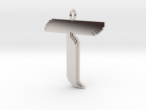 TAO Pixel Necklace (Perpetual O Ring) in Platinum