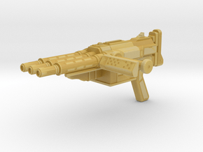 1:12 Mini Duke Nukem Ripper Gun in Tan Fine Detail Plastic