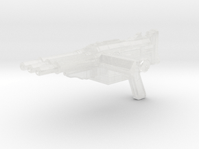 1:12 Mini Duke Nukem Ripper Gun in Clear Ultra Fine Detail Plastic
