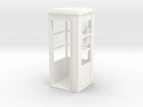 Superman - Phone Booth Custom in White Processed Versatile Plastic