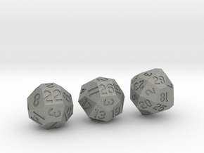 d22 d26 d28 dice bundle (old) in Gray PA12