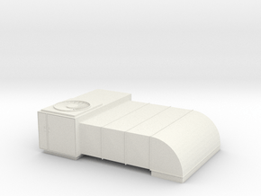 Rooftop HVAC Unit 1/100 in White Natural Versatile Plastic