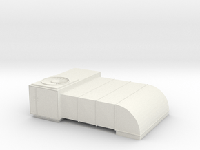 Rooftop HVAC Unit 1/48 in White Natural Versatile Plastic