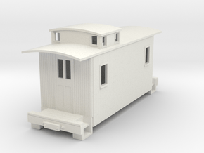 TTn3 caboose in White Natural Versatile Plastic