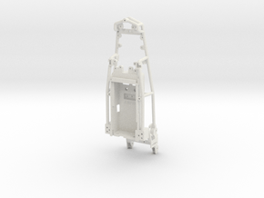 045028-01 SuperFly Main Chassis in White Natural Versatile Plastic