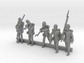 HO Scale American Civil War Figures 2 in Gray PA12