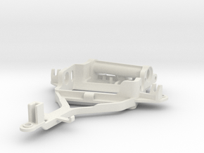 99R3 replacement AW motorpod - 1.25 mm in White Natural Versatile Plastic