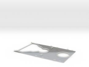 1/350 Tillman IV-2 Upper Deck Front in Clear Ultra Fine Detail Plastic