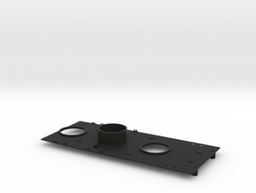 1/350 Tillman IV-2 Upper Deck Rear in Black Smooth Versatile Plastic