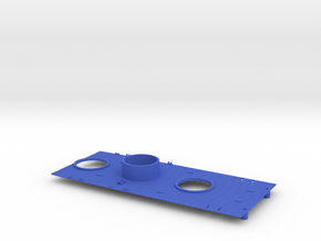 1/350 Tillman IV-2 Upper Deck Rear in Blue Smooth Versatile Plastic