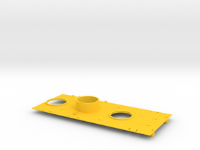 1/350 Tillman IV-2 Upper Deck Rear in Yellow Smooth Versatile Plastic