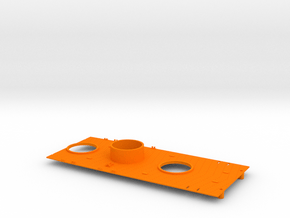 1/350 Tillman IV-2 Upper Deck Rear in Orange Smooth Versatile Plastic