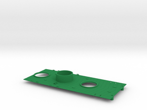 1/350 Tillman IV-2 Upper Deck Rear in Green Smooth Versatile Plastic