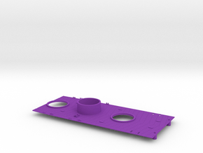 1/350 Tillman IV-2 Upper Deck Rear in Purple Smooth Versatile Plastic