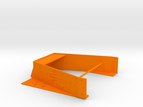 1/350 Tillman IV-2 Superstructure Rear in Orange Smooth Versatile Plastic