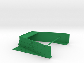 1/350 Tillman IV-2 Superstructure Rear in Green Smooth Versatile Plastic