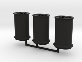1/350 Tillman IV-2 Funnels in Black Smooth Versatile Plastic