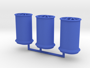 1/350 Tillman IV-2 Funnels in Blue Smooth Versatile Plastic
