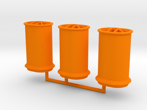 1/350 Tillman IV-2 Funnels in Orange Smooth Versatile Plastic