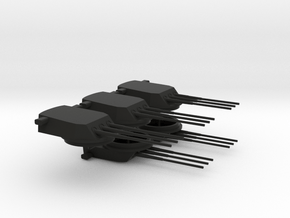 1/350 Tillman IV-2 Main Armament in Black Smooth Versatile Plastic