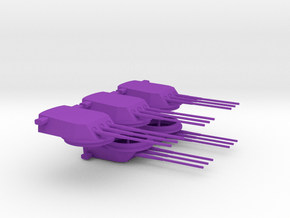 1/350 Tillman IV-2 Main Armament in Purple Smooth Versatile Plastic