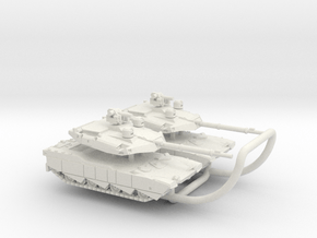 AbramsX in White Natural Versatile Plastic: 1:200