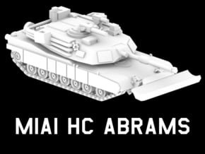 M1A1 HC Abrams "Heavy Common" in White Natural Versatile Plastic: 1:220 - Z
