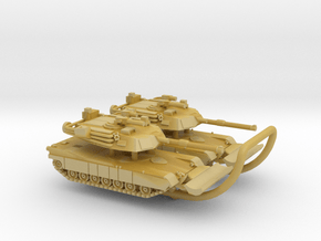 M1A1 HC Abrams "Heavy Common" in Tan Fine Detail Plastic: 6mm