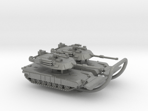M1A1 HC Abrams "Heavy Common" in Gray PA12: 1:220 - Z