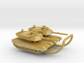 M1A2 Abrams in Tan Fine Detail Plastic: 6mm