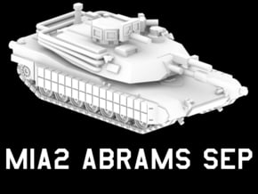 M1A2 Abrams SEP (TUSK) in White Natural Versatile Plastic: 1:220 - Z