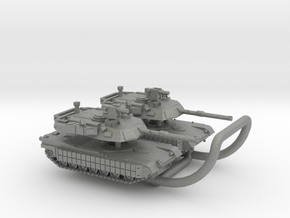M1A2 Abrams SEPv2 (TROPHY) in Gray PA12: 6mm