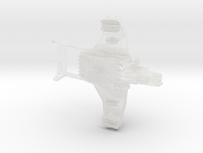 15mm Assault Gunship in Clear Ultra Fine Detail Plastic