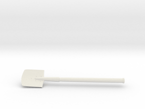 1/6 BT-7 Tank - Shovel in White Natural Versatile Plastic